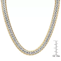 Steeltime Mens 24 Inch Stainless Steel Link Necklace