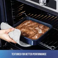 Blue Diamond Square Non-Stick Cake Pan