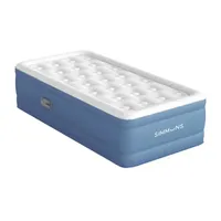 Simmons Rest Aire 17" Comfort Top Inflatable Twin Air Mattress with SureLock® Built in, Auto Shut off Pump