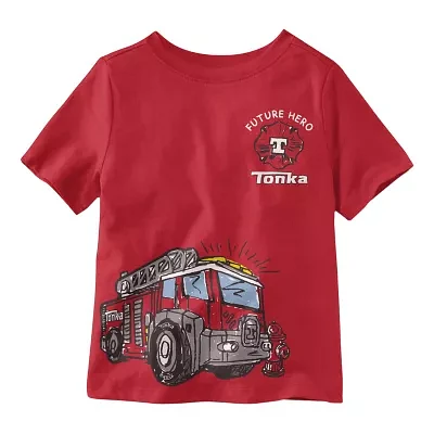 Little Boys Tonka Crew Neck Short Sleeve Graphic T-Shirt