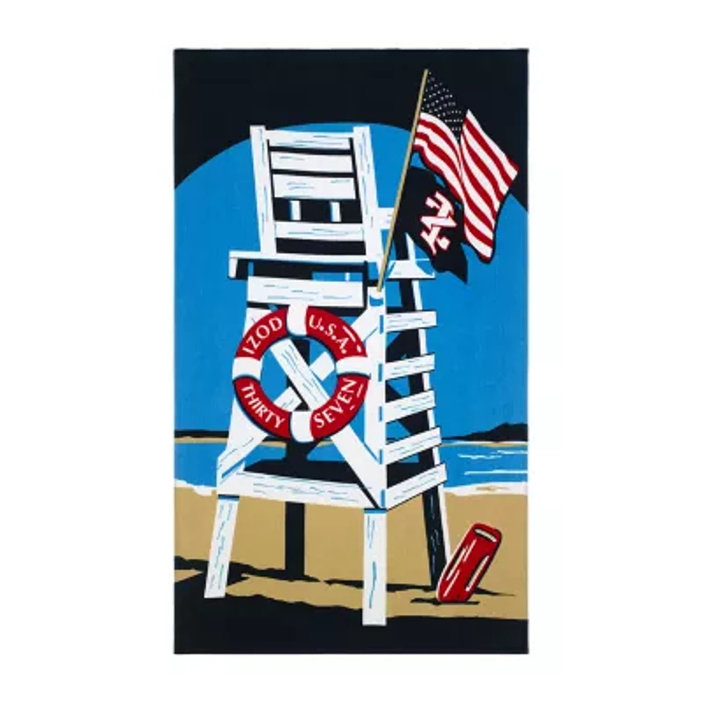 IZOD Lifeguard Chair Beach Towels