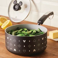 Farberware Disney Monochrome Ceramic 2-qt. Non-Stick Sauce Pan with Lid