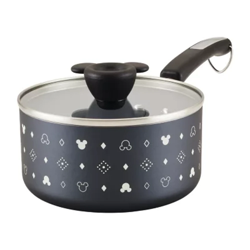 Farberware Disney Monochrome Ceramic 2-qt. Non-Stick Sauce Pan with Lid