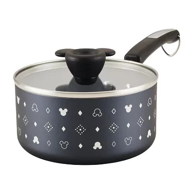 Farberware Disney Monochrome Ceramic 2-qt. Non-Stick Sauce Pan with Lid