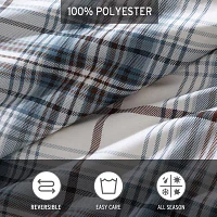 Eddie Bauer Alder Plaid Cotton Midweight Comforter Set