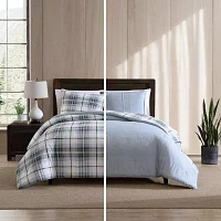 Eddie Bauer Alder Plaid Cotton Midweight Comforter Set