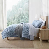 Eddie Bauer Fern Garden Microfiber Midweight Comforter Set