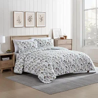 Eddie Bauer Flower Field Cotton Quilt Set