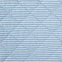 Laura Ashley Oxford Stripe Cotton Quilt Set