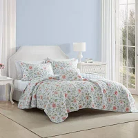 Laura Ashley Emilie Cotton Quilt Set