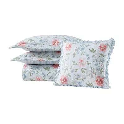 Laura Ashley Emilie Cotton Quilt Set