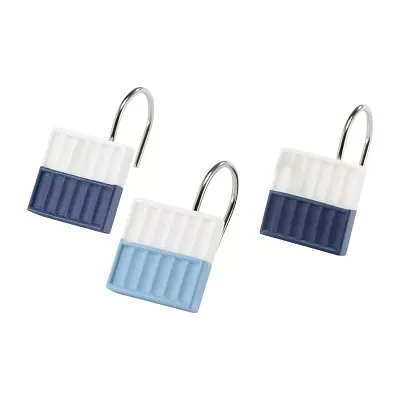 IZOD Clubhouse Stripe Shower Curtain Hooks