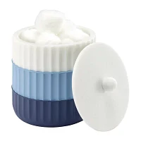 IZOD Clubhouse Stripe Hand Painted Bathroom Canister