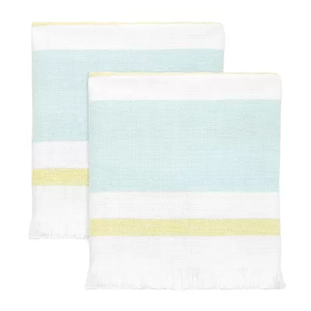 IZOD Clubhouse Stripe 2-pc. Hand Towel