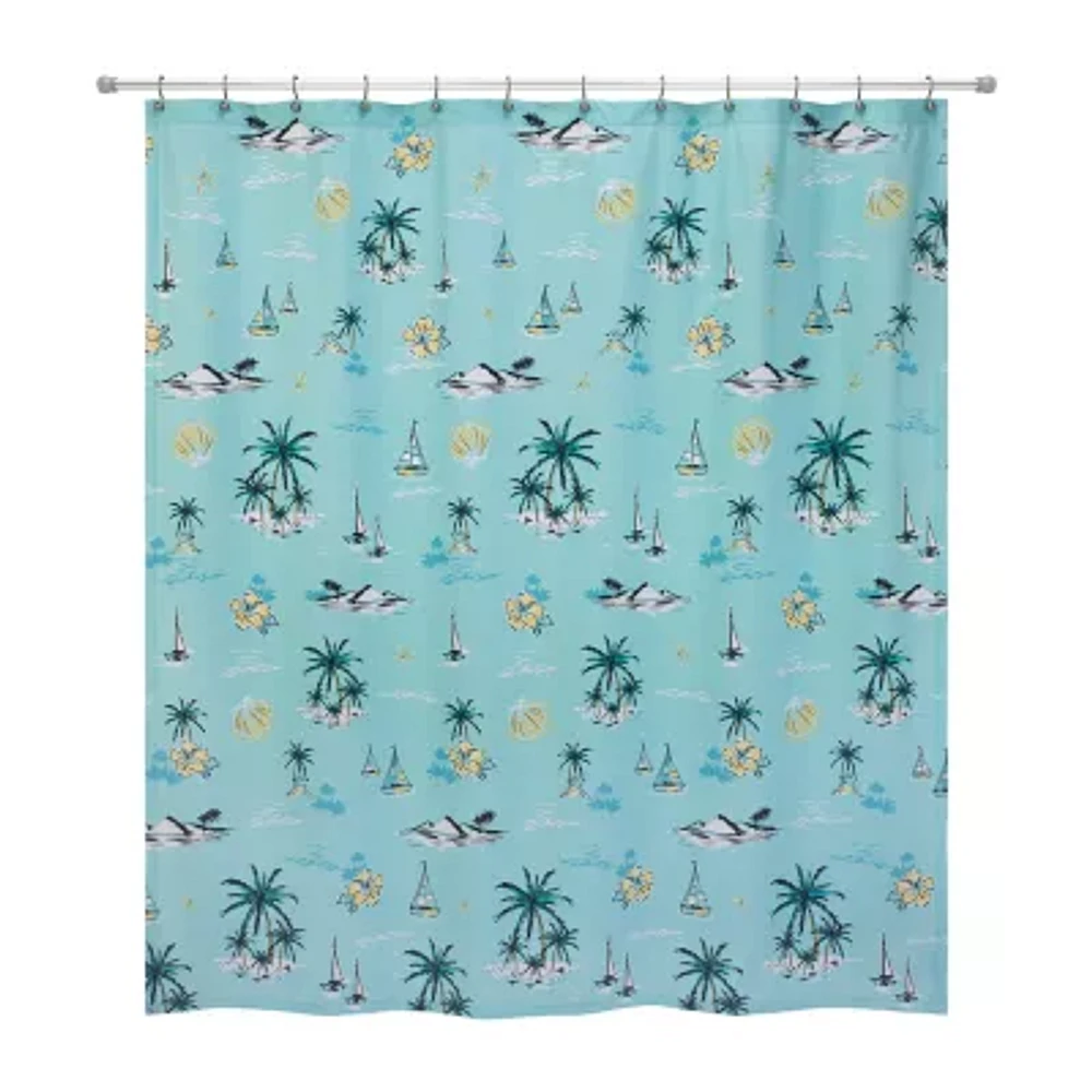 IZOD Tropical Mode Shower Curtain