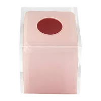 IZOD Marina Pink Tissue Box Cover