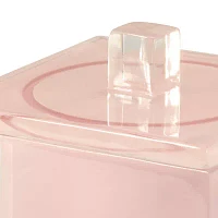 IZOD Marina Pink Bathroom Canister