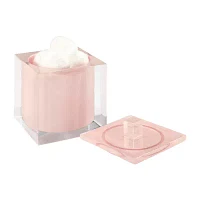 IZOD Marina Pink Bathroom Canister