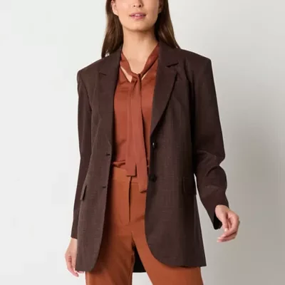 Worthington Womens Boxy Fit Blazer