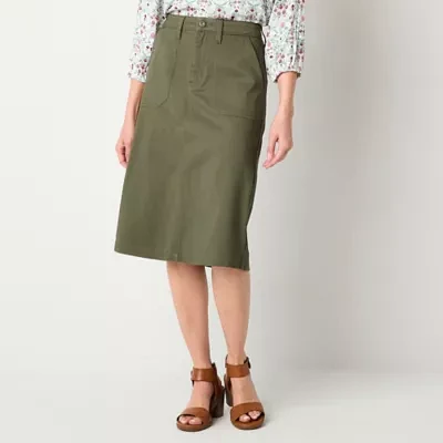 St. John's Bay Womens A-Line Skirt