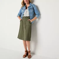 St. John's Bay Womens A-Line Skirt