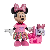 Disney Collection Glitter & Glam Pet Fashion Set Minnie Mouse Toy Playset