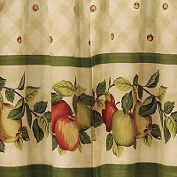 Rod Pocket Kitchen Curtain Window Set