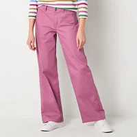 St. John's Bay Tall Womens High Rise Wide Leg Jean