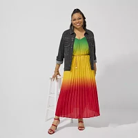 Hope & Wonder Juneteenth Womens Maxi Dress