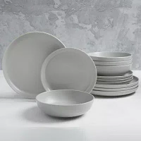 Fieldcrest Legacy Smoke 12-pc. Dinnerware Set