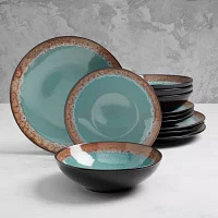 Fieldcrest Montecito 12-pc. Stoneware Dinnerware Set