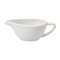 Fieldcrest Beaded Ceramic Gravy Boat