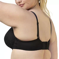 Curvy Couture No Show Lace T-shirt Plunge Bra- 1376
