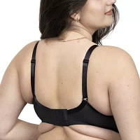 Curvy Couture No Show Lace T-shirt Plunge Bra- 1376