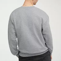 Hanes Ultimate Mens Crew Neck Long Sleeve Sweatshirt