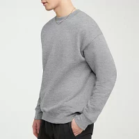 Hanes Ultimate Mens Crew Neck Long Sleeve Sweatshirt