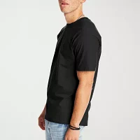 Hanes Jersey Mens Crew Neck Short Sleeve T-Shirt