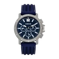 IZOD Mens Blue Strap Watch Izo9055jc