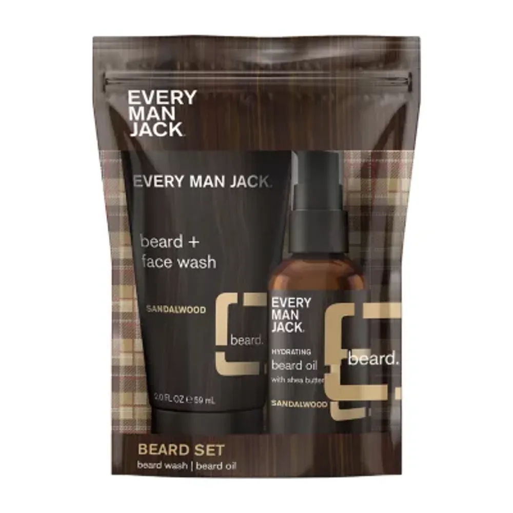 Every Man Jack Sandalwood Travel 2-pc. Beard Kit