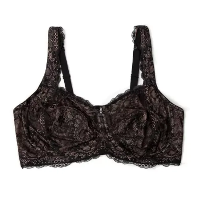 Curvy Couture Luxe Lace Wireless Bra-1320