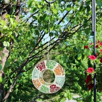 Net Health Shops Summer Mosaic Fly-Through Bird Feeders