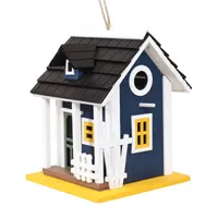 Net Health Shops Wood With Solar Led Light Bird Houses