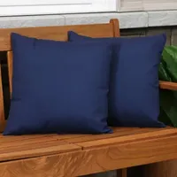 Net Health Shops Navy Throw 2-pc. Square Outdoor Pillow