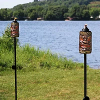 Net Health Shops 3-In-1 Tiki Face Set Of 4 Torch