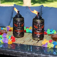 Net Health Shops 3-In-1 Tiki Face Set Of 4 Torch