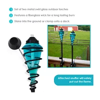 Net Health Shops 2-In-1 Patio Set Of 2 Blue Torch