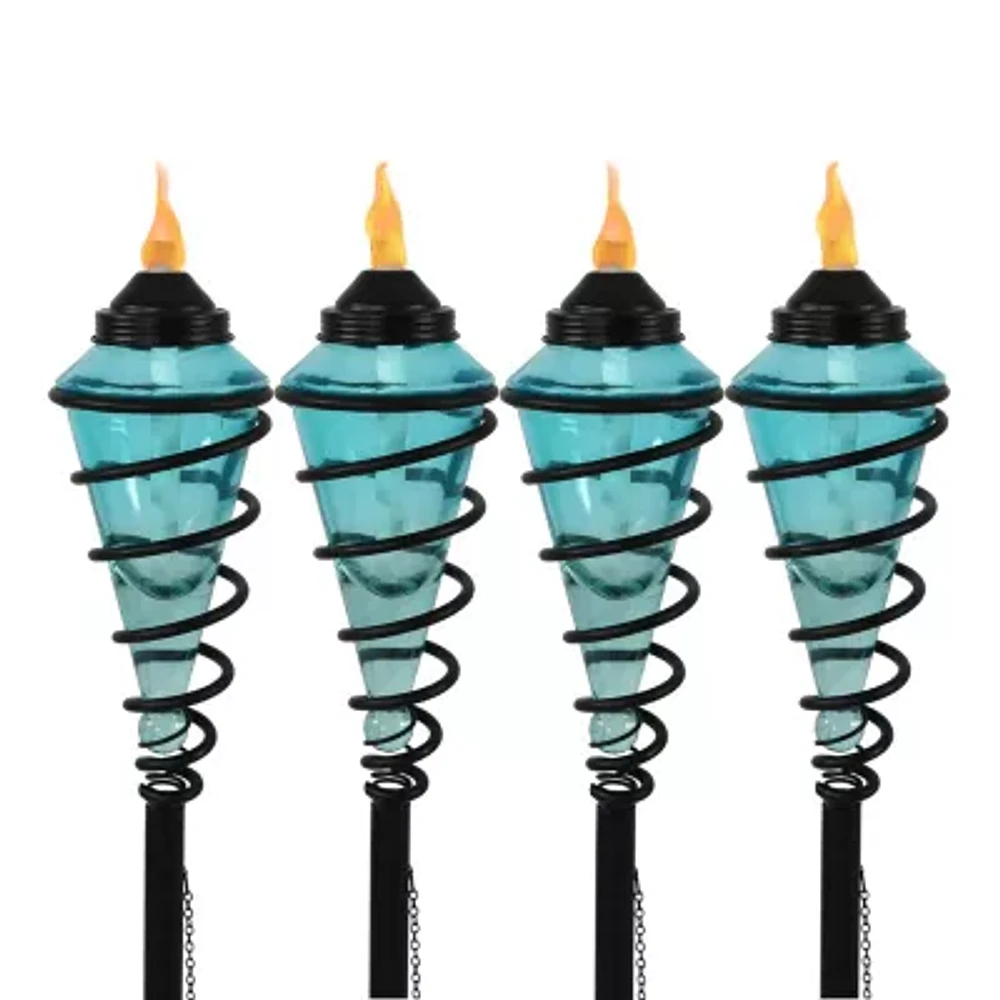 Net Health Shops 2-In-1 Patio Set Of 4 Blue Torch