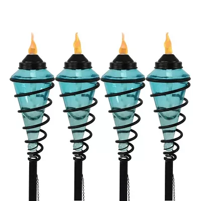 Net Health Shops 2-In-1 Patio Set Of 4 Blue Torch