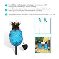 Net Health Shops Blue 3-In-1 Pineapple Set Of 2 Torch