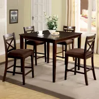 Zumea 5-pc. Counter Height Rectangular Dining Set